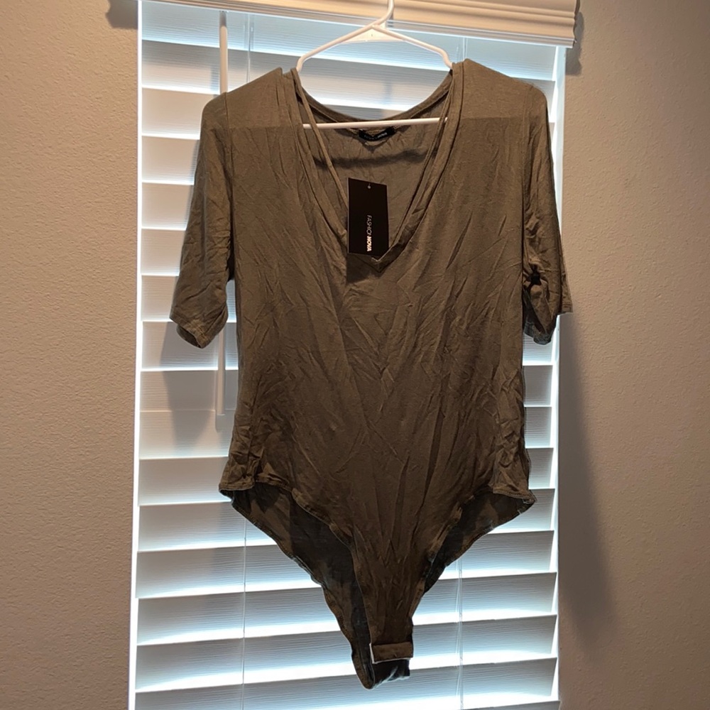 Drop the basic bodysuit 1x Olive